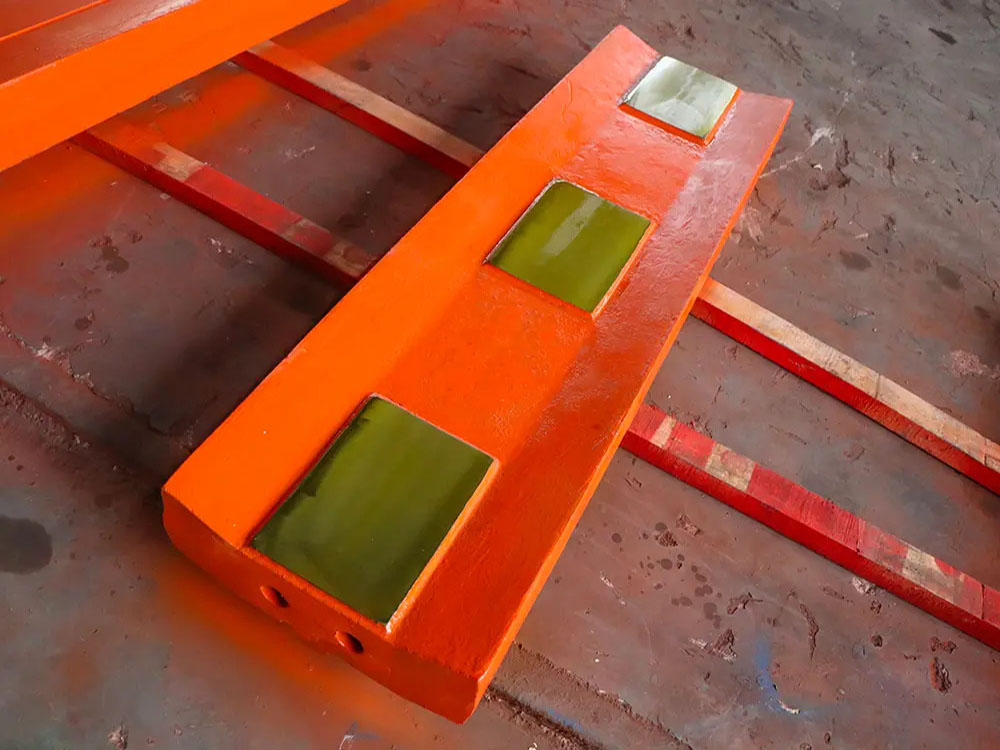 Impact crusher accessories hammer plate